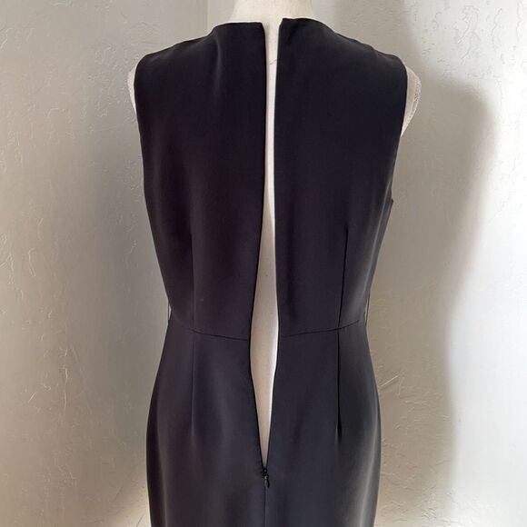 Spense Gray Tiered Ruffle Belted Dress Sz 6 - Picture 17 of 17